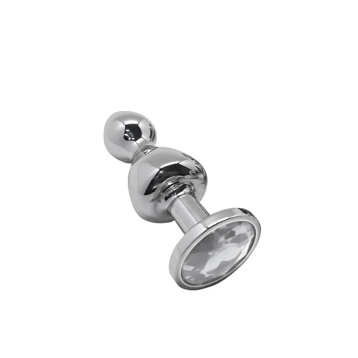 Male Sex Toys Woomy Metal Butt Plug with crystal Lollypop S