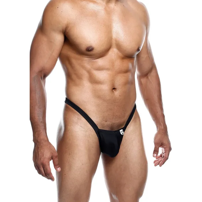 Mens thong Mob Thong Black Male Basics Anal