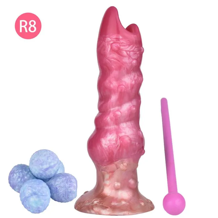 mysite Caterpillar Fantasy Silicone Ovipositor Dildo Female Sex Toys