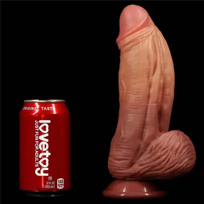 Nature Cock 10 Thick Dual Layer Realistic Silicone Dildo Love Toy Dildos