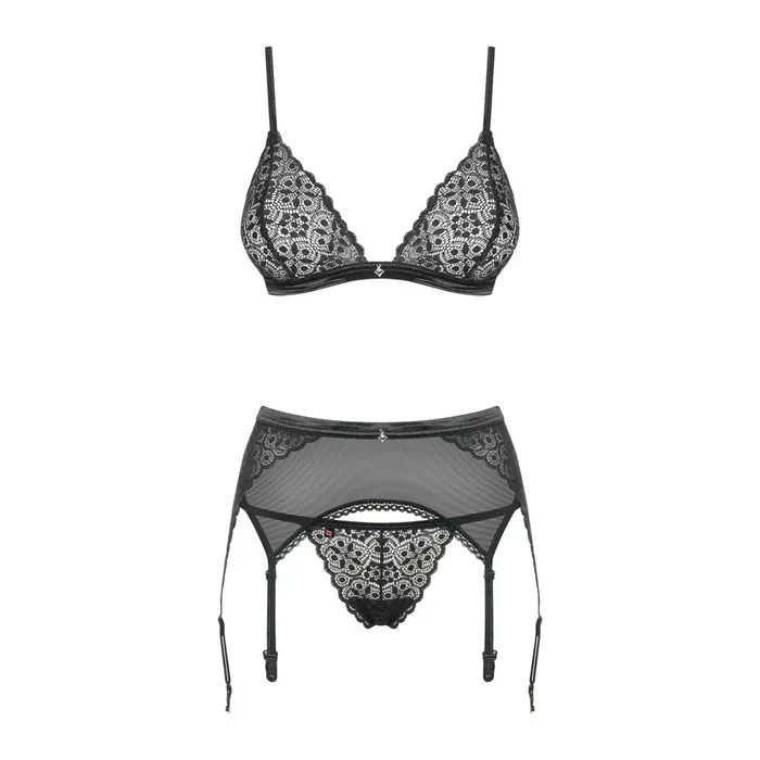 Obsessive Couples Obsessive Shibu 3 Piece Lace Set