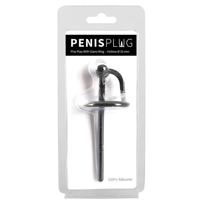 Piss Play Penis Plug with Glans Ring You2Toys Male Sex Toys