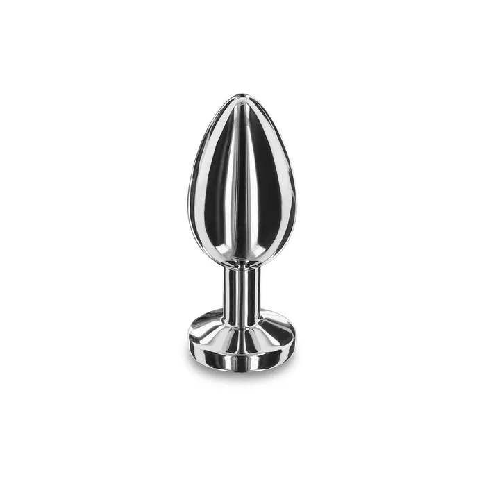 Playhouse Anal Massive Steel Butt Plug with Clear Crystal Playhouse