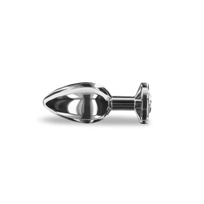 Playhouse Anal Massive Steel Butt Plug with Clear Crystal Playhouse