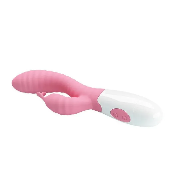 Pretty Love Hyman Gspot Silicone Rabbit Vibrator Pink Vibrators