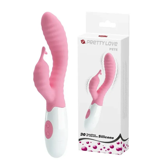 Pretty Love Hyman Gspot Silicone Rabbit Vibrator Pink Vibrators