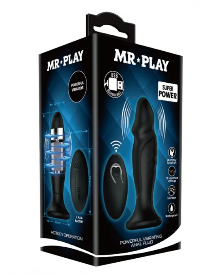 Pretty Love Male Sex Toys Mr Play Powerful Vibrating Penis Anal Plug