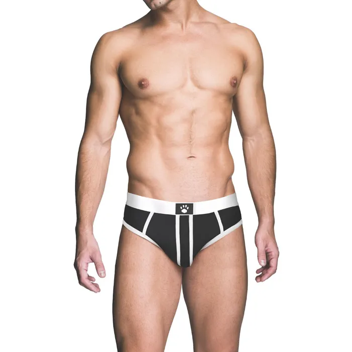 Prowler RED Assless Brief White M Prowler Red Anal