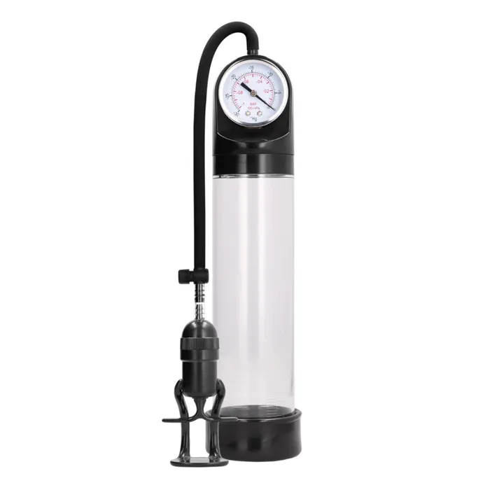 Pumped Deluxe Pump with Advanced PSI Gauge Shots Toys Male Sex Toys