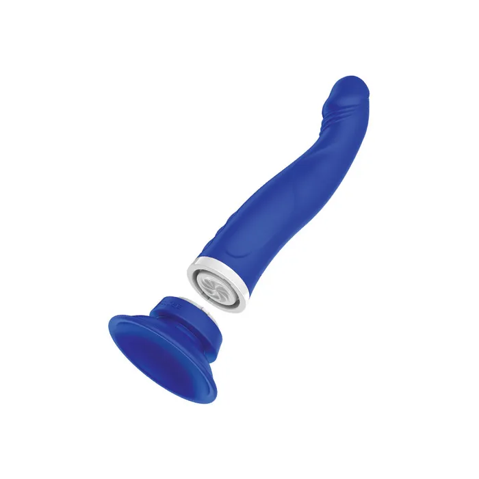 Quin Rechargeable Vibrating Dong w Removable Suciton Cup Sexessories Female Sex Toys