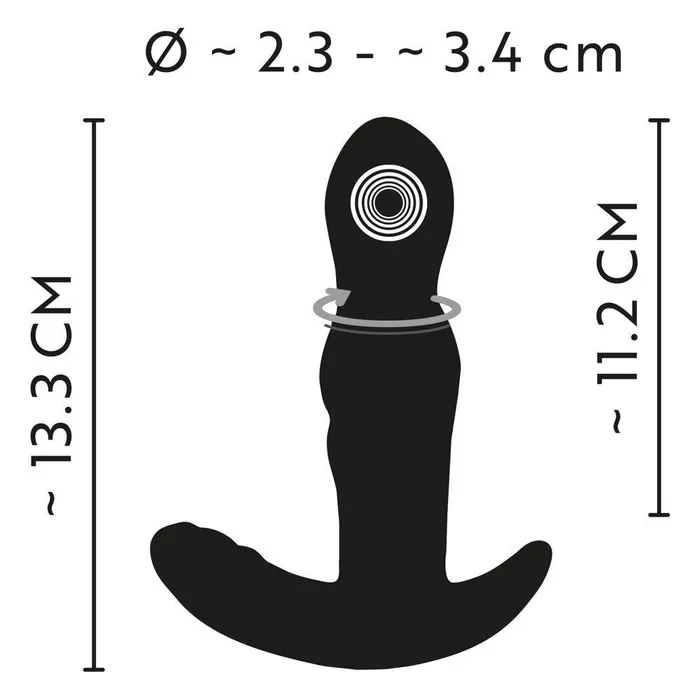 Rechargeable Rotating Silicone Prostate Vibrator You2Toys Female Sex Toys