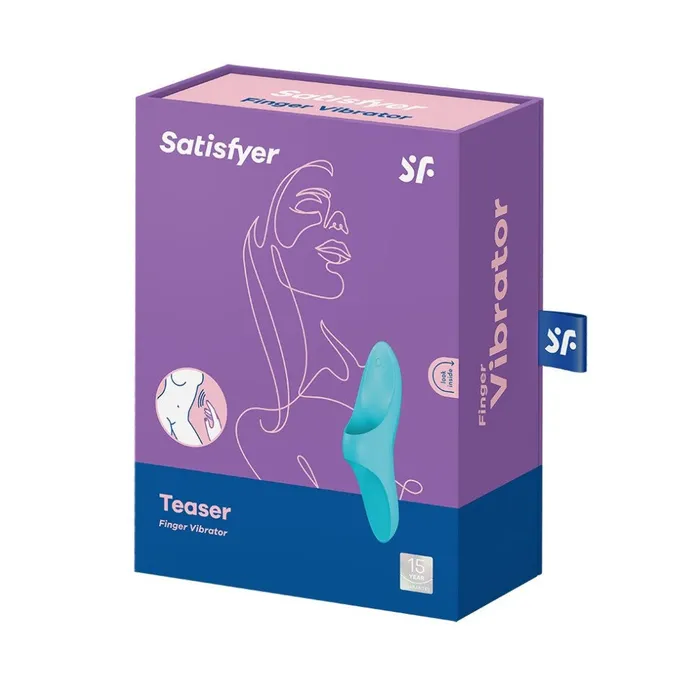 Satisfyer Teaser Rechargeable Finger Stimulator Blue Satisfyer Vibrators