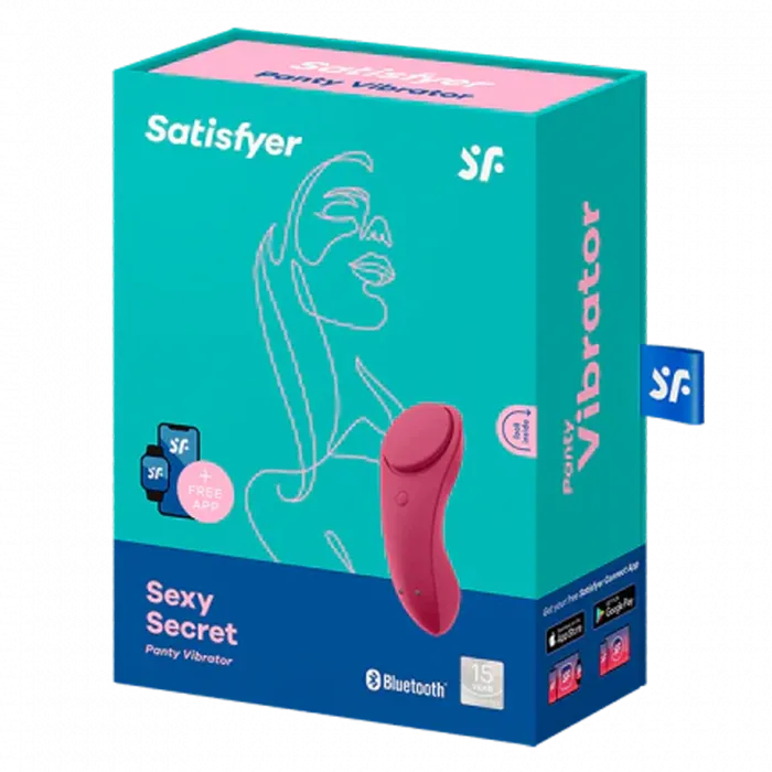 Satisfyer Vibrators Sexy Secret Wine Red