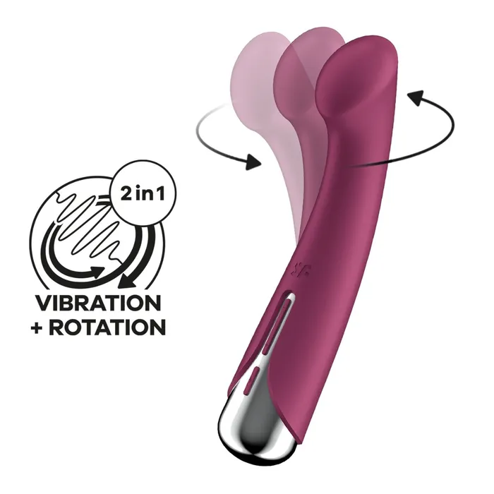 Satisfyer Vibrators Spinning GSpot 1 red