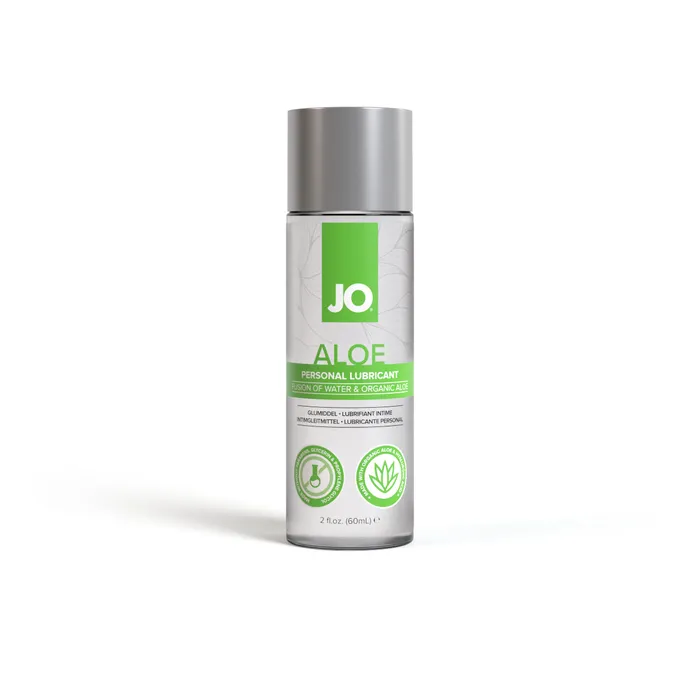 Sexual Health Wellbeing JO Lubricants JO Waterbased Aloe Lubricant Original 2floz 60mL