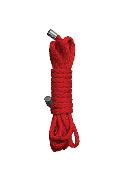 Shots Toys Ouch 15 Meters Kinbaku Red Mini Rope Vibrators