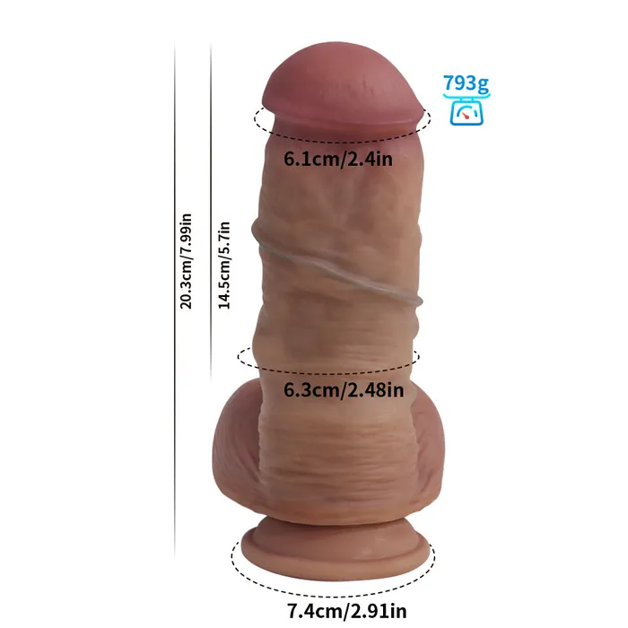 Small Flesh Colored Dildo Dick Mold Real STS Dildos