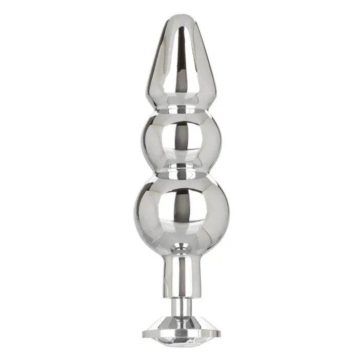 Star Fucker Beaded Metal Butt Plug with Crystal Silicone Penis Testicle Clamp California Exotic Novelties Male Sex Toys