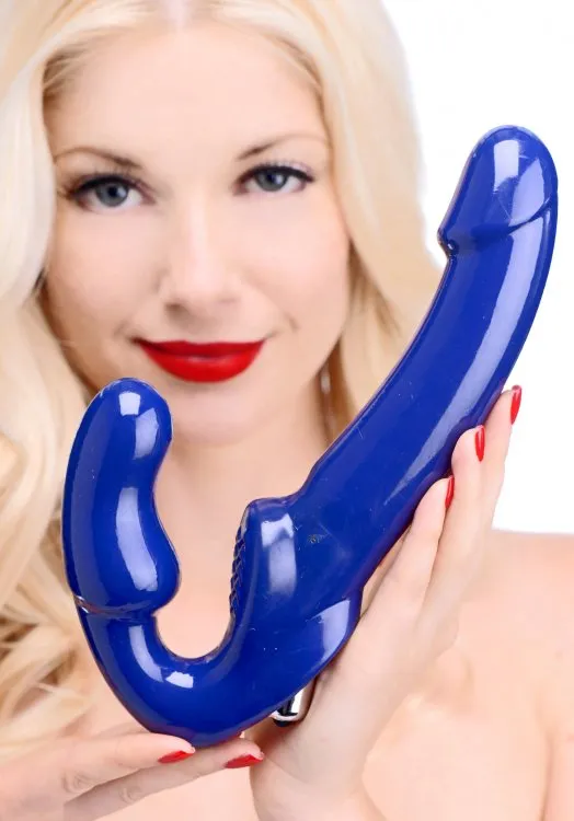 Strap U Strap U Revolver II Vibrating Strapless StrapOn Dildo Female Sex Toys