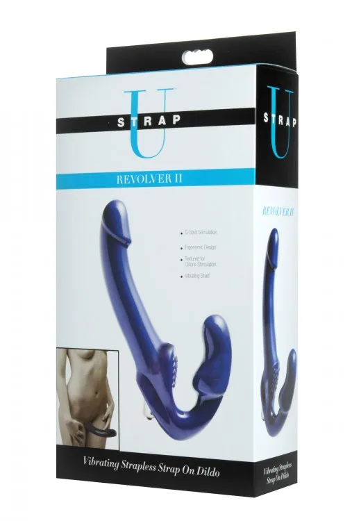 Strap U Strap U Revolver II Vibrating Strapless StrapOn Dildo Female Sex Toys