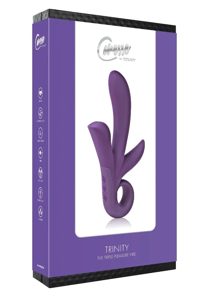 Toy Joy ToyJoy Caresse Trinity Triple Pleasure Vibrator Vibrators