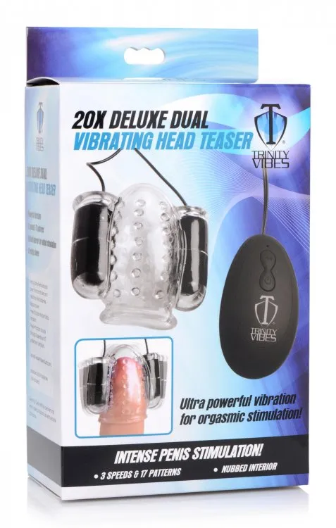 Trinity Vibes Vibrators Trinity Vibes 20X Deluxe Dual Vibrating Head Teaser