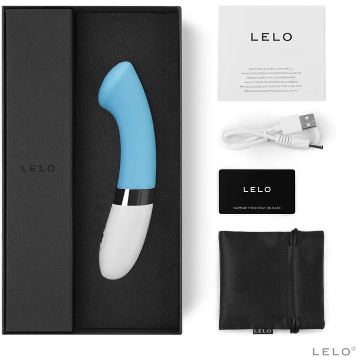 Vibrators Lelo Lelo Gigi 2 GSpot Massager Turquoise Blue