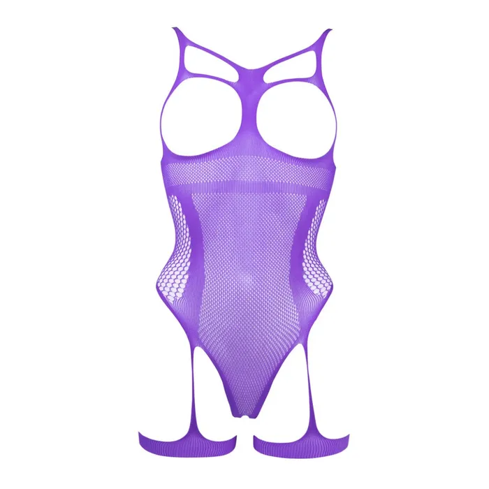 Vibrators Shots Toys Le Dsir Bliss Open Cup Purple Strappy Teddy