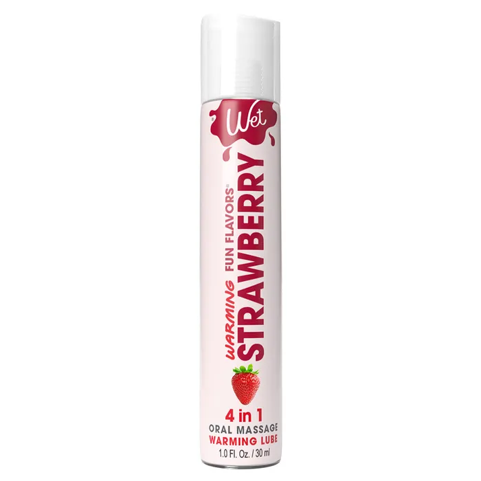 Wet Vibrators Fun Flavours Strawberry 1 Fl Oz 30 ml