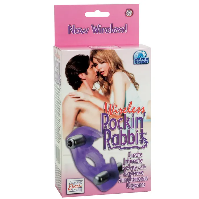 Wireless Rockin Rabbit Vibrating Cock Ring California Exotic Couples