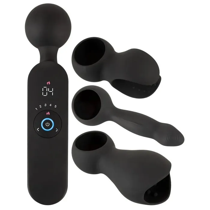 You2Toys Female Sex Toys Couples Choice Wand Massager with 3 Attachments Heating