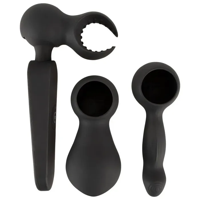 You2Toys Female Sex Toys Couples Choice Wand Massager with 3 Attachments Heating