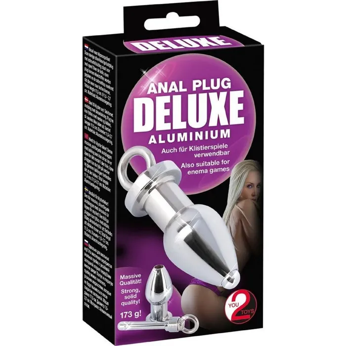 Aluminium Anal Plug Deluxe You2Toys Male Sex Toys