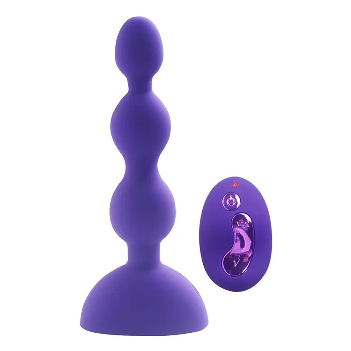 Anal Aphrodisia Aphrodisia Remote Control Dual Motor Vibrating Anal Plug Purple