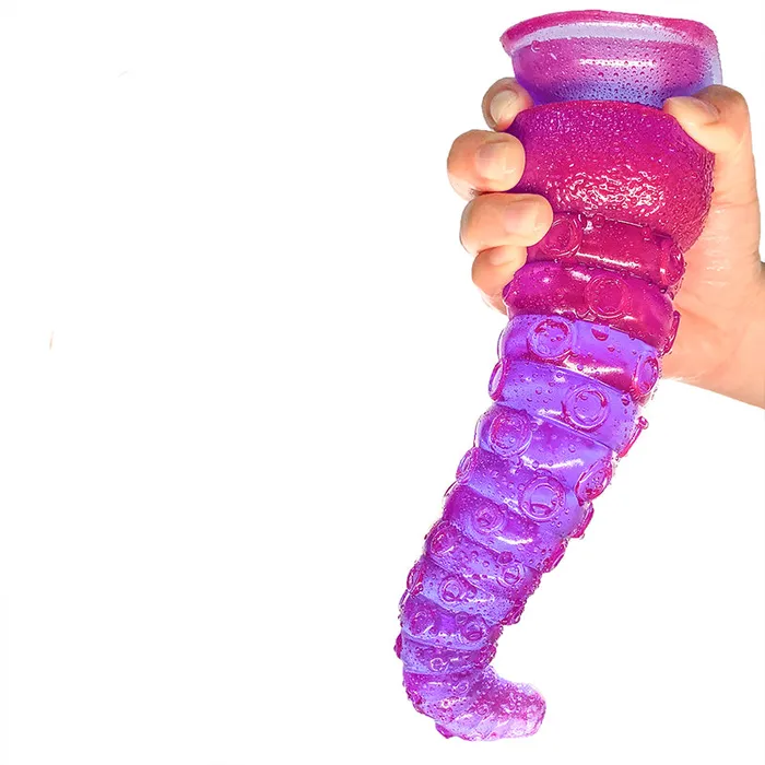 Anal DY DY 89 Realistic Octopus Tentacles Fantasy Dildo Anal Plug Purple