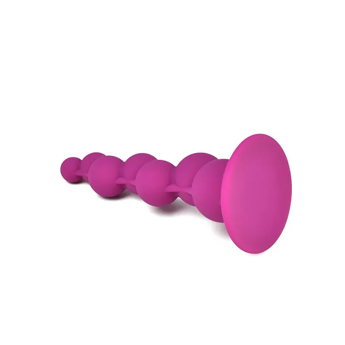 Anal HC HC Silicone Enema Play Anal Beads Butt Plug Rose