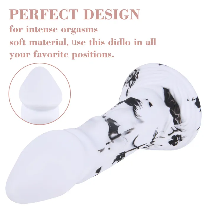 Anal MD MD Snake 866 inch Bad Dragon Realistic Dildo Silicone BlackWhite