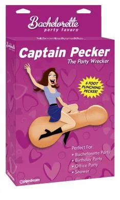 Bachelorette Party Favors Captain Pecker Inflatable Penis Pipedream Male Sex Toys