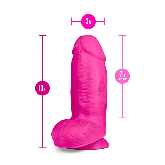 Blush Novelties Dildos Au Naturel Bold Chub 10 Inch Dildo