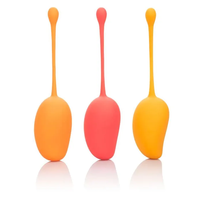 California Exotic Female Sex Toys Kegel Training Set Mango