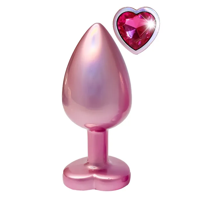 Dream Toys Anal Gleaming Love Pearl Pink Butt Plug Large