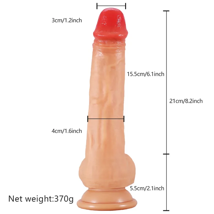 DY Anal DY 82 inch Remote Control Vibrating Dildo Thrusting Heating