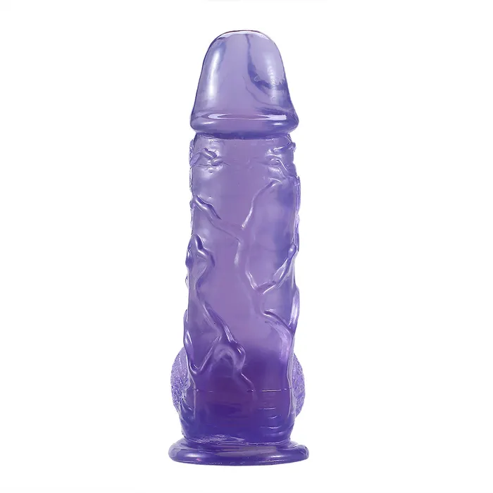 DY Female Sex Toys DY 1023 Titan Super Giant Realistic Dildo Purple