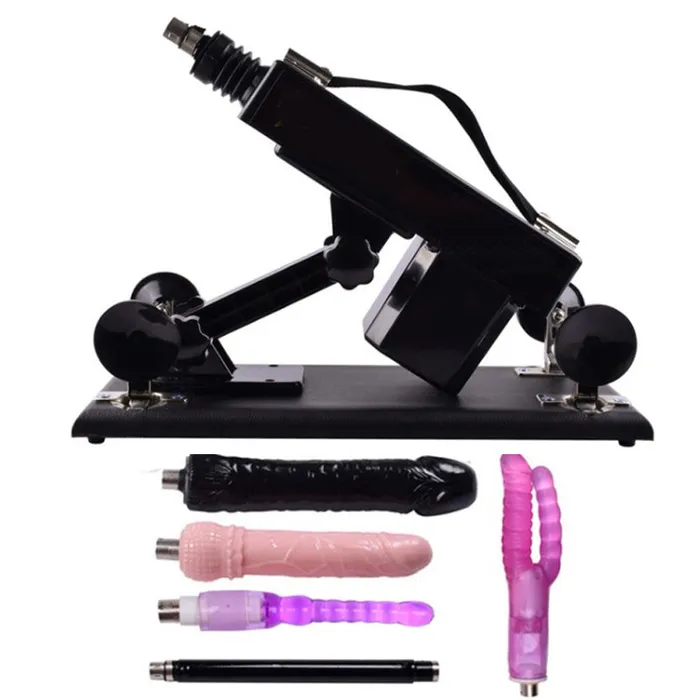 Female Sex Toys A6B Auto Thrusting Sex Machine with 5 Attachments Kit SexyPlay