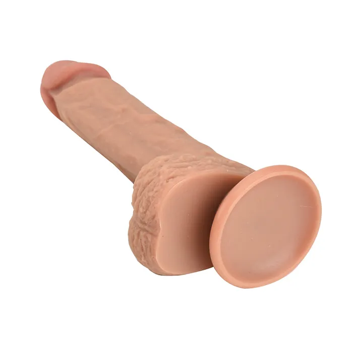 Female Sex Toys DAYU DY 19cm Super Realistic Silicone Dildo with Suction Cup Nude