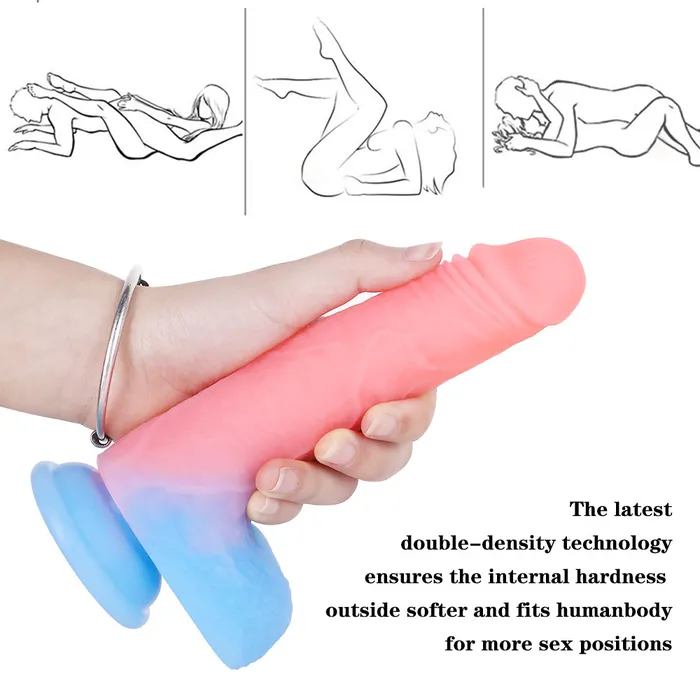 Female Sex Toys MD 728 Trumpet Luminous Fantasy Realistic Dildo MD