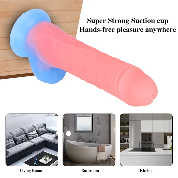 Female Sex Toys MD 728 Trumpet Luminous Fantasy Realistic Dildo MD