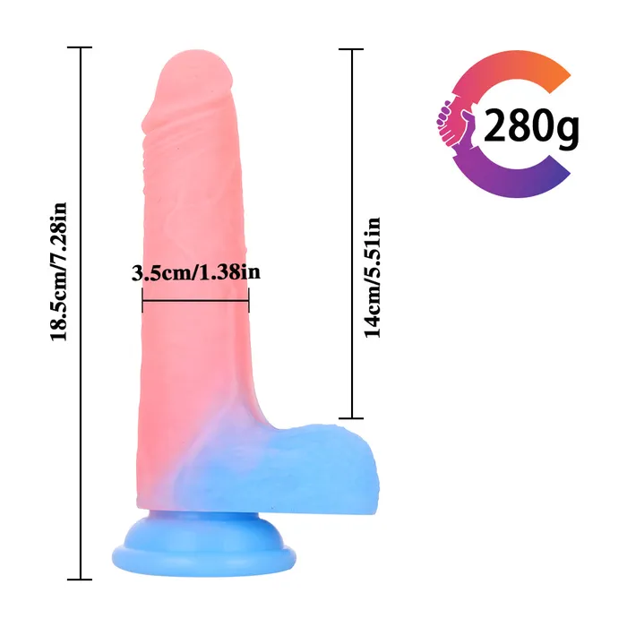 Female Sex Toys MD 728 Trumpet Luminous Fantasy Realistic Dildo MD