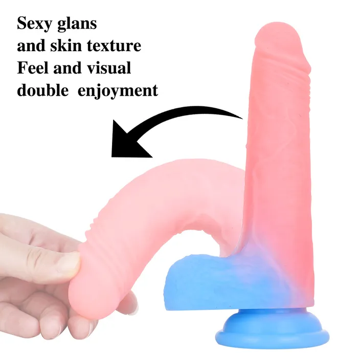 Female Sex Toys MD 728 Trumpet Luminous Fantasy Realistic Dildo MD