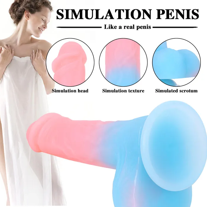 Female Sex Toys MD 827 Makiba Luminous Realistic Fantasy Dildo MD